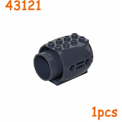 41530 2479 2460 87751 43122 43121 15790 6041 18753 Vliegtuigmotor met Propeller Bouwsteen MOC Technisch Bouwsteen