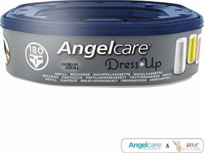 Angelcare DressUp Navulverpakking Luieremmer - 4 ROLLEN