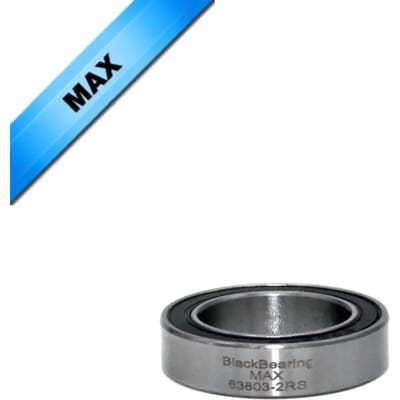 Lager max Black Bearing MAX - 63803-2RS - 17 x 26 x 7 mm