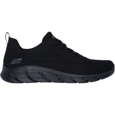 SKECHERS BOBS B FLEX LO-GRACEFUL STRIDE sneakers dames wit 117591 BBK Black