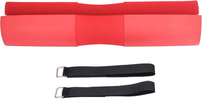 Halter Beschermer - Neksteun Kussen - Kracht Training - NBR Schuim Materiaal - 44 x 9 x 9 cm - Rood