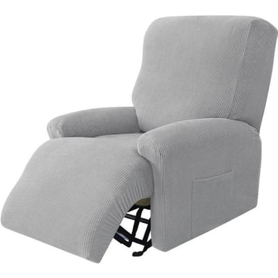 Fauteuilhoes Stretch Dikke Zachte Fauteuilhoes Jacquard Sofa Bank Fauteuilhoes 4 Aparte Stukken Elastische Beschermer 1 Piece