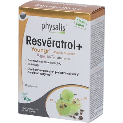 Physalis Resveratrol+ 2x15 Gecomprimeerde tabletten