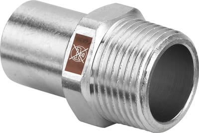 Viega Temponox-insteekstuk, d 22mm, R 3/4 roestvrij staal Model 1711.1, 812355