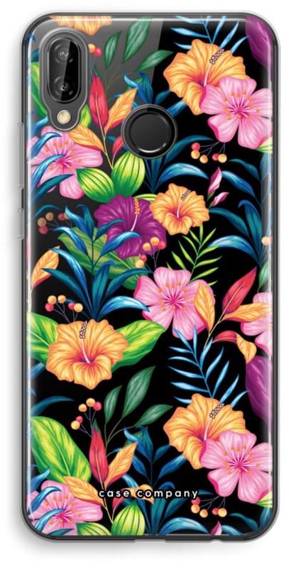 Case Company® - Hoesje geschikt voor Huawei P20 Lite hoesje - Tropisch 2 - Soft Cover Telefoonhoesje - Bescherming aan alle Kanten en Schermrand