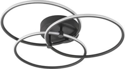 HighLight plafondlamp Circles - zwart