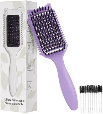 Dailygoods- Haarborstel Antiklit - Eenvoudig Doorkammen - Haarborstel Varkenshaar - Haarborstel Elektrisch - Haarborstel Kind - Antiklit Technologie - Ontklitborstel