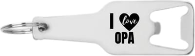 Akyol - ik hou van opa flesopener - Opa - familie - cadeau - 105 x 25mm