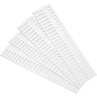 4 stuks Plastic Raster Ladeverdelers DIY Knipbaar Verstelbare Lade Organizer voor Sokken Ondergoed Schrijfwaren Opberging Wit wit
