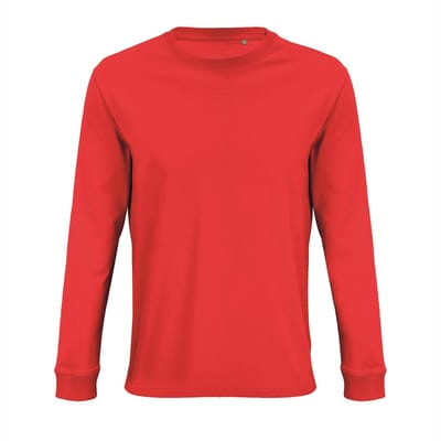 SOL'S Unisex Long Sleeve T-Shirt Pioneer L03982 - Bright Red - 3XL
