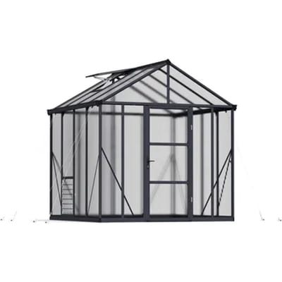 Canopia Tuinkas Glory 8x8 - Polycarbonaat 10mm - Grijs - 253x244x269cm