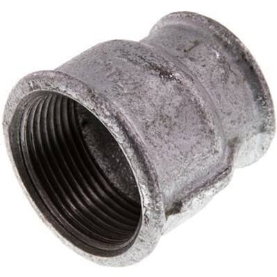 Rp 1 1/4'' x Rp 1'' Verzinkt Gietijzeren Ronde Sok 25 Bar [2 Stuks]