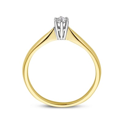 Ring Diamant 0.10ct H Si