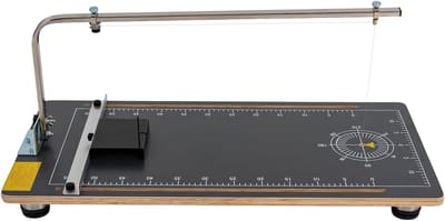 Elektrische snijmachine - Warmdraadsnijder - Schuim Snijden - Instelbare temperatuur - 78 x 38 cm - Zwart