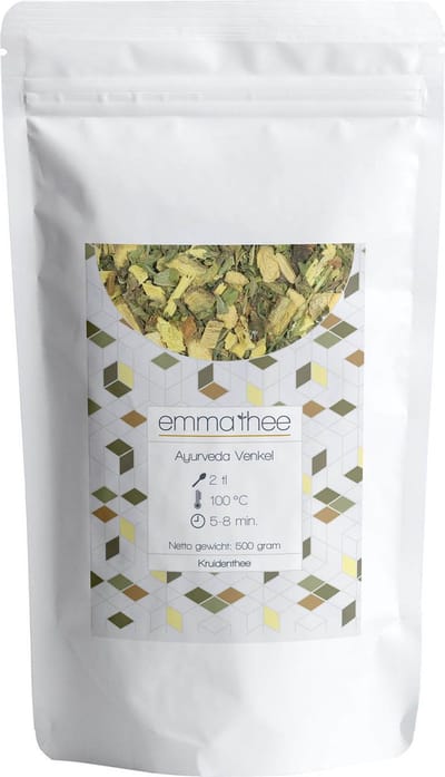 Ayurveda Venkel 500 Gram - Losse Thee - Puur & Natuurlijk - Zacht & Anijsachtig
