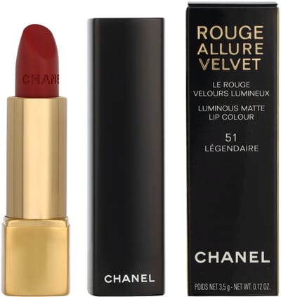 Chanel Rouge Allure Velvet Luminous Matte Lip Color 51 légendaire