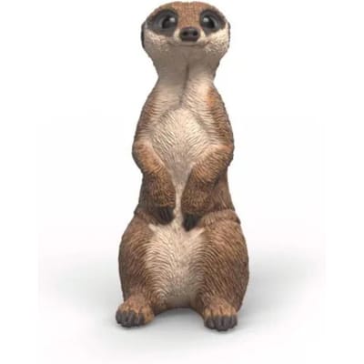 Schleich Wild Life stokstaartje speelfiguur - educatief speelgoed.