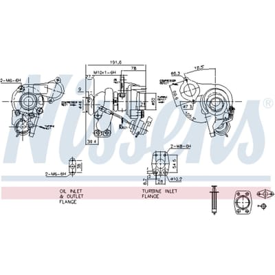 Supercharger, drukvulling NISSENS 93232
