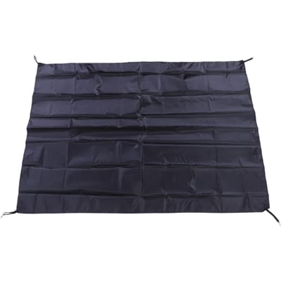 Kippenhok Cover Dubbele Laag Waterdicht PVC Gecoat Oxford Kippenhok Zeil voor Buiten Pluimvee Kooi Afsluiting 210D: 110 X 145cm / 43.3 X 57.1in zwart