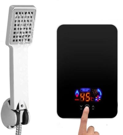 Thuys - Doorstroomverwarmer Met Douchekop set – Doorstromer met Toucheknop – Doorstromer Douche Elektrisch