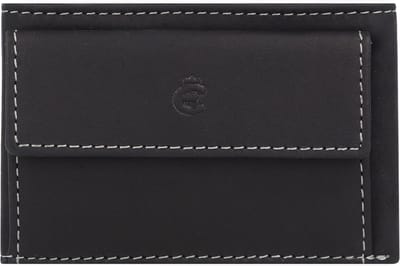 Esquire Dallas Portemonnee RFID Leer 10 cm - Jongens - Horizontaal - schwarz
