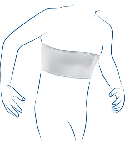Thuasne Cemen Ribbandage - Steun bij Ribfractuur - Ribbrace - Ribband - Thoraxband - Maat S 60-75cm