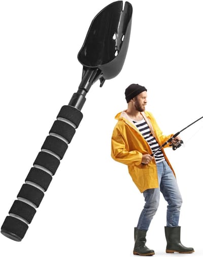 Visaas Lepel - Lokaas Feeder - Zoutwatervissen - Telescopische Stok - 80.5cm Uitgeschoven - Aluminiumlegering