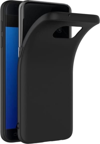 LuxeBass hoesje geschikt voor Zwarte siliconen hoesje voor Samsung Galaxy S7 Edge - telefoonhoes - gsm hoes - telefoonhoesje