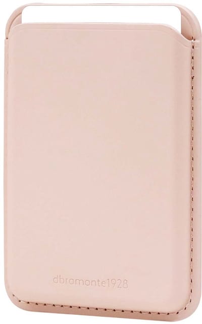 dbramante1928, ICON Portemonnee voor Smartphone en Hoes Compatibel met MagSafe Magnetisch, Roségoud