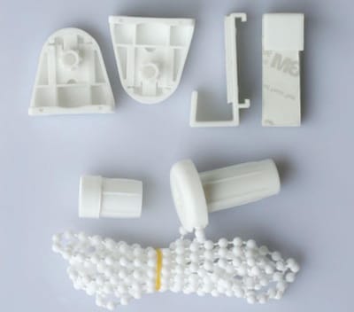Set vervangende zijtrekklemmen voor rolluikmontage - Accessoires voor 18 mm ketting, eenvoudig te installeren en duurzaam
