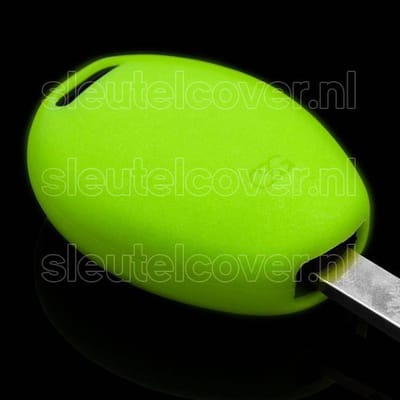 Autosleutel Hoesje geschikt voor Mini - SleutelCover - Silicone Autosleutel Cover - Sleutelhoesje Glow in the dark / Lichtgevend