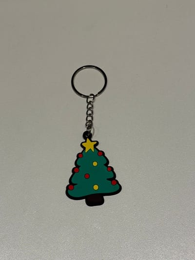 Kerst sleutelhanger - sleutelhanger kinderen - Kerstdecoratie - Kerstcadeau - 1 Stuks - Kerstboom