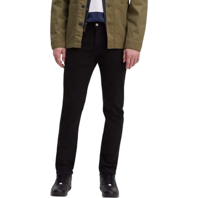Levis Slim-fit jeans voor heren, model 502, van katoenmix (Nachtglans)