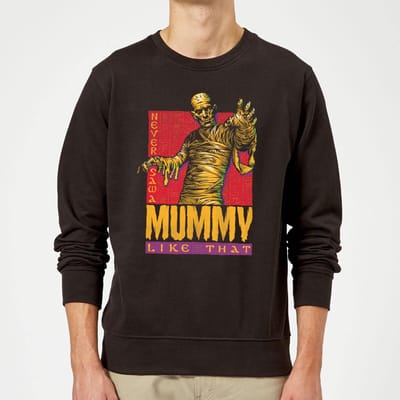 Universal Monsters The Mummy Retro Trui - Zwart - S