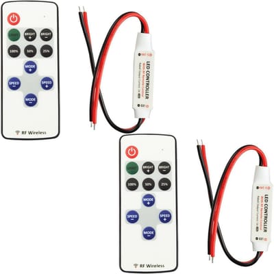 LED Strip Controller met RF Draadloze Afstandsbediening – Dimmer voor SMD 5050 3528 2835 5630