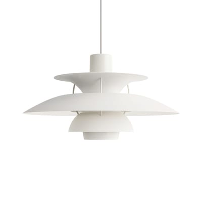 Louis Poulsen PH 5 Monochrome Hanglamp - wit