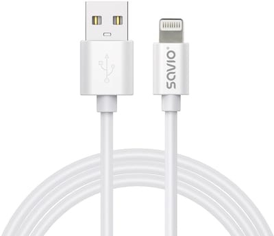 Savio CL-192 USB-kabel USB 2.0 1 m USB A Wit