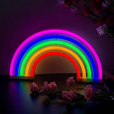 StayPowered Lights #2 - USB / Batterij Neon Verlichting - Regenboog - Decoratieverlichting