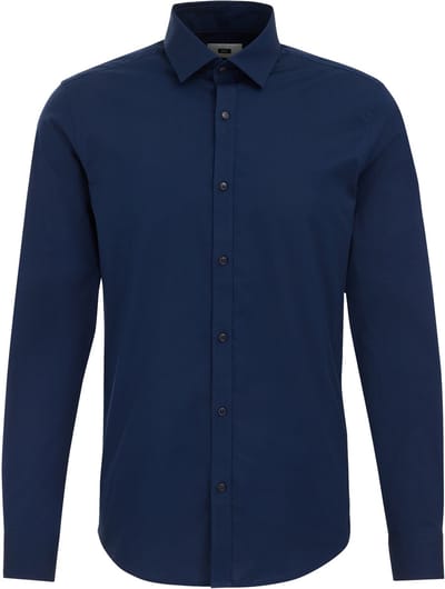 WE Fashion Heren Anti-odour slim fit overhemd met stretch