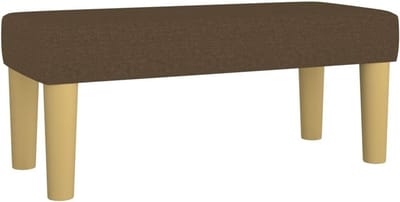 Zitbank 70x30x30cm weefsel bruin