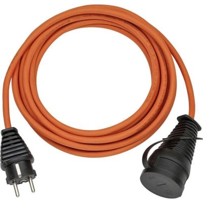 Brennenstuhl 1169960 Stroom Verlengkabel Oranje, Zwart 5 m AT-N05V3V3-F 3G 1,5 mm² UV-bestendig