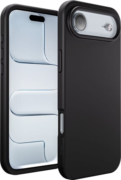 Hoesje - geschikt voor iPhone 17 Air - Zwart - Hoes - Siliconen - shock proof hoes - case