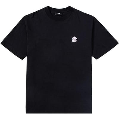T-shirt à manches courtes et col rond avec logo brodé des New York Yankees de la MLB Imprimé T-shirt Unisexe Noir 3ATSB0233-50BKS M black