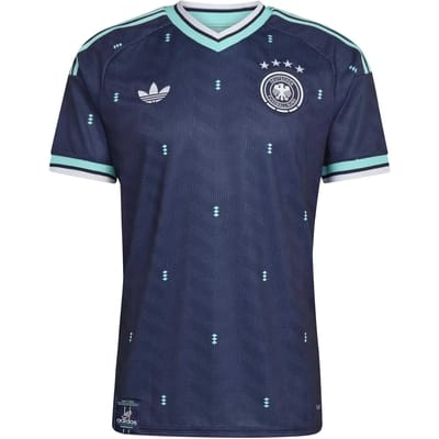 Adidas Germany Truien/Replica's Heren - Blauw - Maat XS - Poly Jersey
