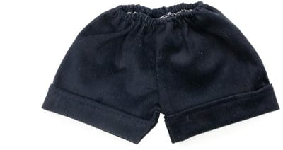 Asi poppenkleding corduroy short navy blauw - poppenoutfit