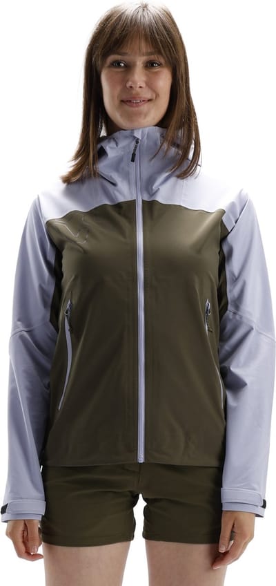 Rock Experience SEAMSTRESS 2.0 HOODIE SOFTSHELL Dames Outdoorjas Groen M - Softshell Jas