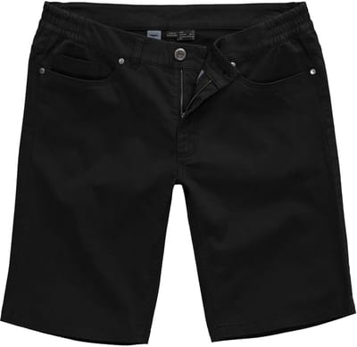 Boston Park - Heren - Bermuda Buik-Fit 5-pocket band elastisch aan de zijkant - Zwart - Maat 52