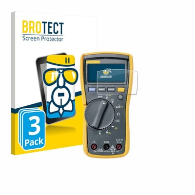 Screenprotector 3 Stuks voor Fluke MultiMeter 113 Beschermglas transparant