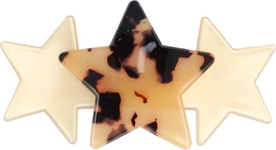 Haarsoires Haarspeld Patentspeld 7cm - Sterren – Marmer Patroon – Anti-slip – Beige Bruin - Haarspelden voor Dames - Haarklem - Haarclip - Haaraccessoires - Hair Clip - Decoratieve Haaraccessoire