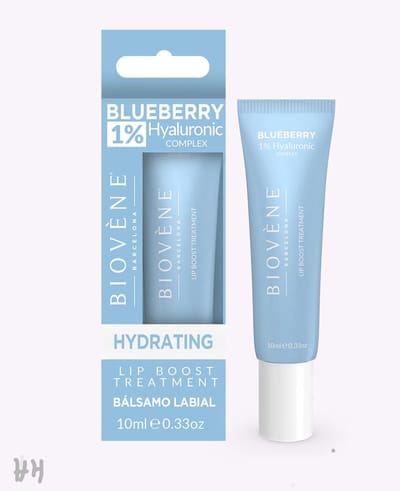 Biovene lipbalm - blueberry - bosbes - 1% hyaluronic - vochtinbrengende lippenbalsem - lipserum 10 ml